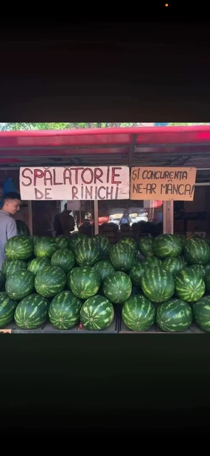Cu pepene verde si spalatorie concurenta de rinich ne-ar manca