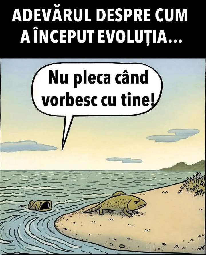 ADEVARUL DESPRE CUM A INCEPUT EVOLUTIA... Nu pleca cand vorbesc cu tine! ١٩