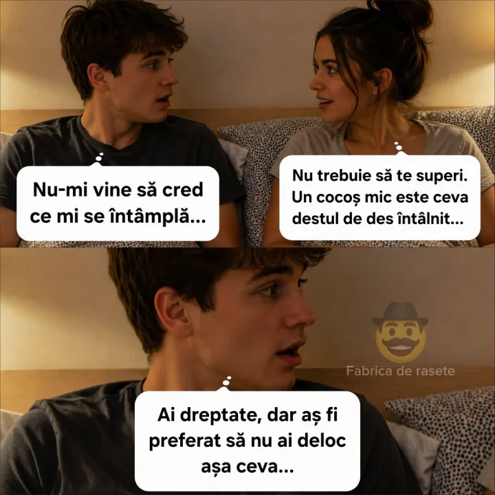 si text Nu-mi vine sa cred ce mi se intampla... Nu trebuie sa te superi. Un cocos mic este...
